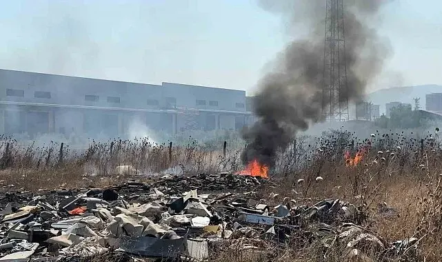 Turgutlu'daki yangında kimyasal atık şüphesi