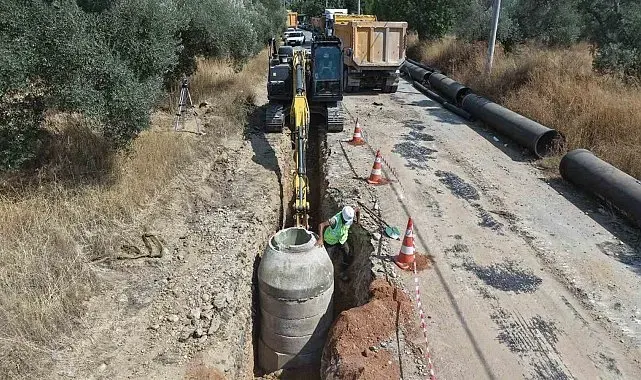 Milas Menteş'te kanalizasyon altyapısı için ilk adım atıldı