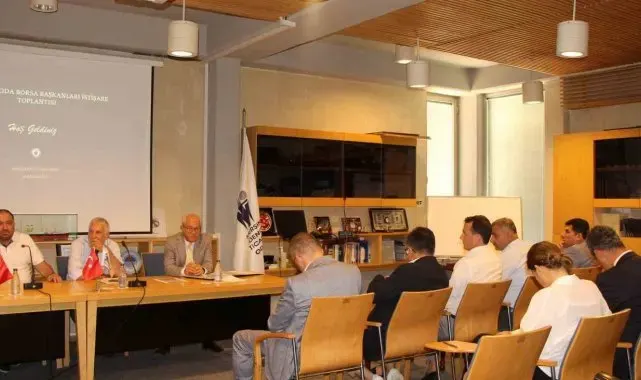 Mersin'deki oda ve borsa başkanları bölgedeki son gelişmeleri değerlendirdi