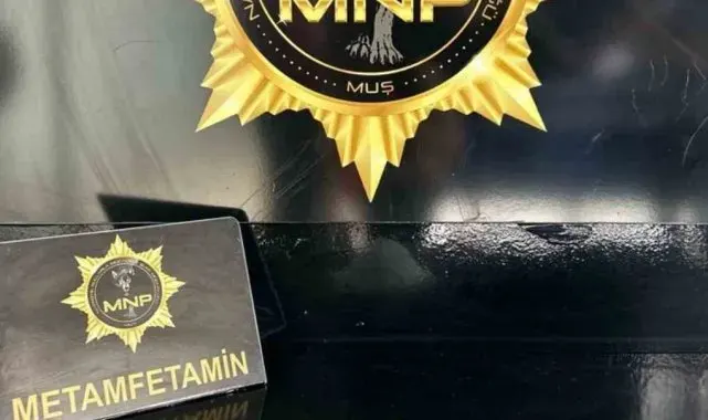 Muş'ta 750 gram metamfetamin maddesi ele geçirildi