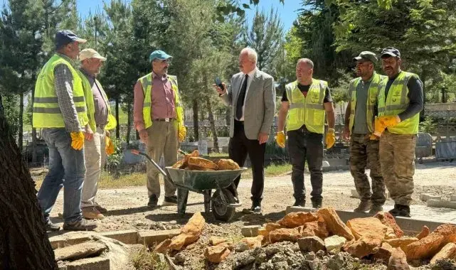 Doğanşehir Belediyesi'nin üst ve alt yapı çalışmaları sürüyor
