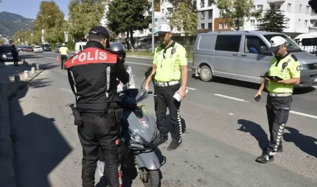 Ordu'da 2 haftada 30 binden fazla araç denetlendi