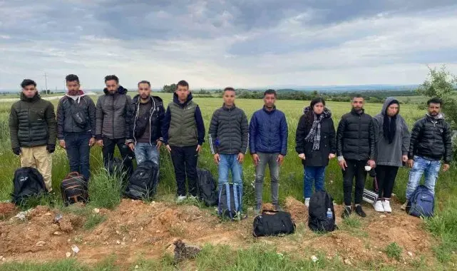 Edirne'de bir ayda 807 düzensiz göçmen ve 16 organizatör yakalandı