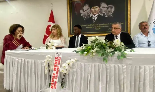Zonguldak'a Amerikalı damat