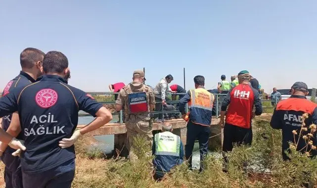 Şanlıurfa'da sulama kanalında erkek cesedi bulundu