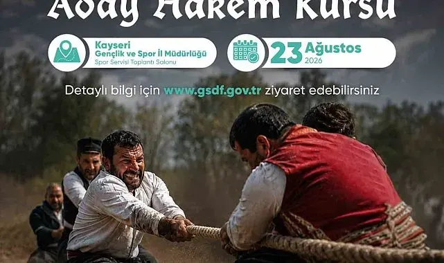 Halat Çekme Aday Hakem Kursu Kayseri'de düzenlenecek