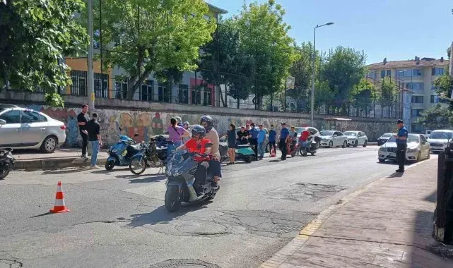Akçakoca'da motosiklet sürücülerine yönelik denetim yapıldı