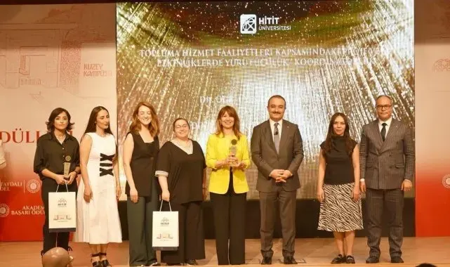 Hitit Üniversitesinde 'Akademik Başarı Ödülleri' sahiplerine verildi