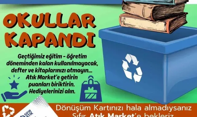 Söke Belediyesi'nden Kağıt Atıkları Toplama Kampanyası