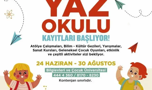 Küçükçekmece'de 10 bin öğrenci yaz okullarından faydalanacak