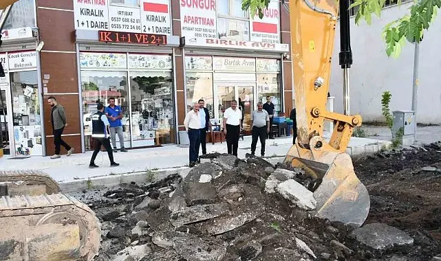 Patnos Belediyesi'nden Atatürk Mahallesi'ne ulaşım yatırımı