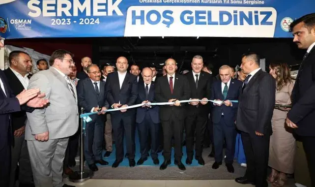 SERMEK Yıl Sonu Sergisine görkemli açılış