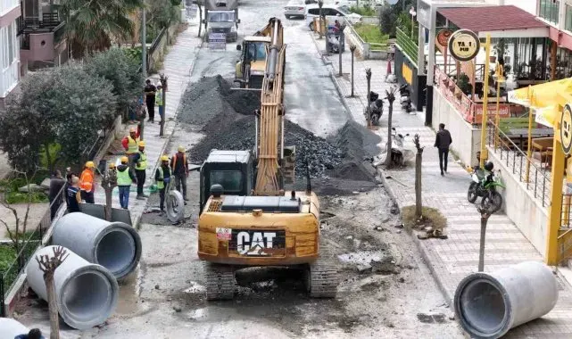 Söke'de altyapı çalışmaları tüm hızıyla sürüyor