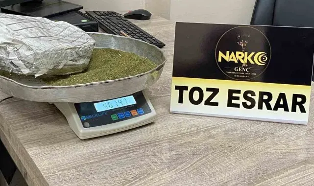 Bingöl'de uyuşturucu operasyonu: 1 gözaltı