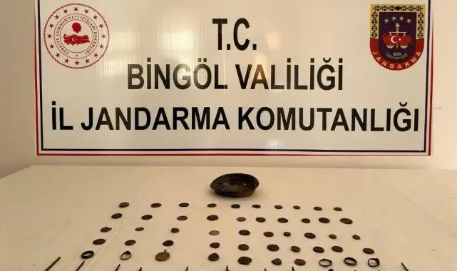 Bingöl'de 63 adet obje ele geçirildi: 2 gözaltı