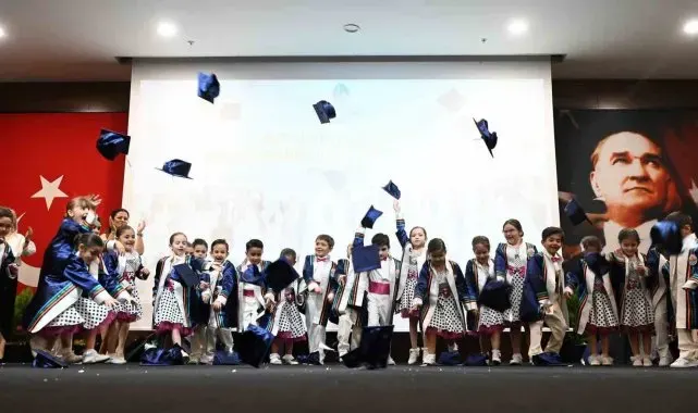 Antalya OSB Gündüz Bakımevi'nde mezuniyet sevinci