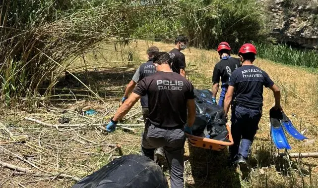 Antalya Düden Çayı'nda erkek cesedi bulundu
