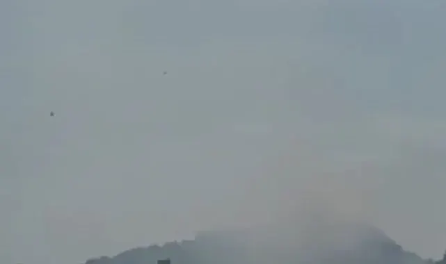 Alanya'da makilik alanda çıkan yangın söndürüldü