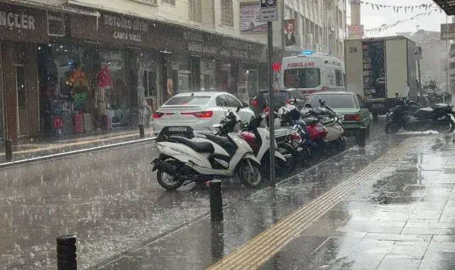 Kilis'te sağanak yağış etkili oldu