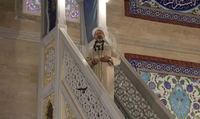 Diyanet İşleri Başkanı Erbaş: "Bugünkü siyonist işgali inşallah 88 yıl sürmeyecektir"