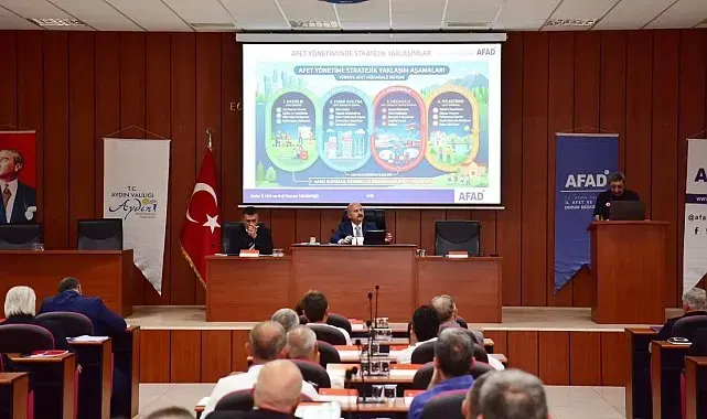 Aydın'da afetlere karşı tedbirler görüşüldü