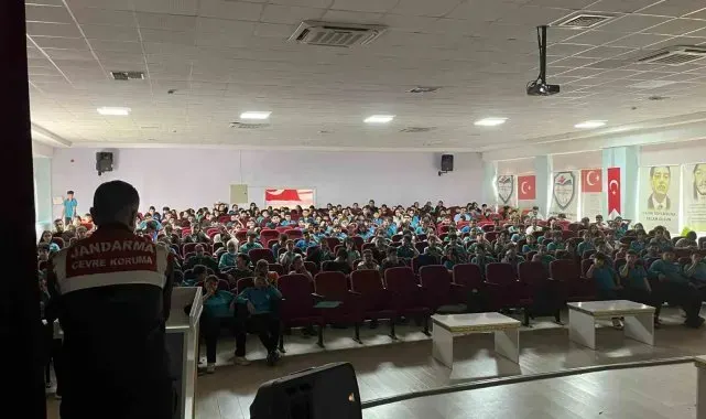 Jandarmadan 269 ilkokul öğrencisine çevre bilinci eğitimi