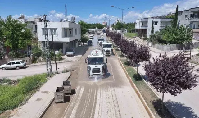 Adıyaman Belediyesi'nden temizlik çalışması
