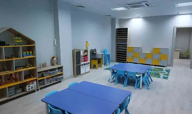 Elmalı kreş ve gündüz bakımevi açıldı