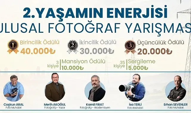 "Yaşamın Enerjisi" ulusal fotoğraf yarışması başladı