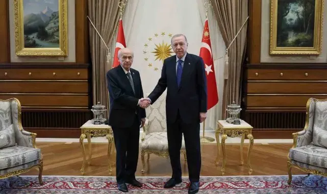 Cumhurbaşkanı Erdoğan, MHP Lideri Bahçeli ile görüştü