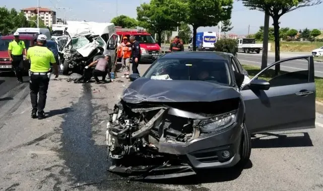 Malatya'da zincirleme kaza: 3 yaralı