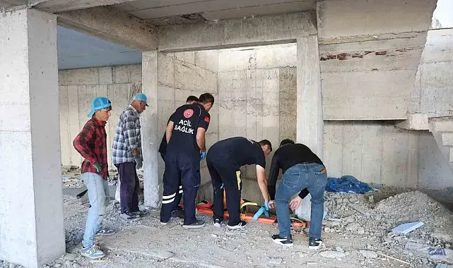 Nevşehir'de kontrol için gittiği inşaatın asansör boşluğuna düşen mühendis ağır yaralandı