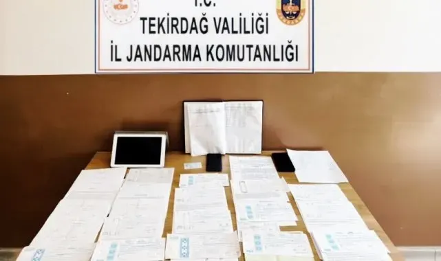 Tekirdağ Jandarmasından İstanbul'da tefecilik operasyonu