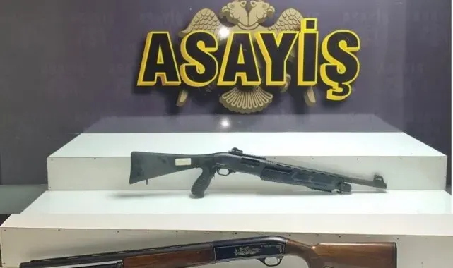 İskenderun'da silah ve fişek ele geçirildi