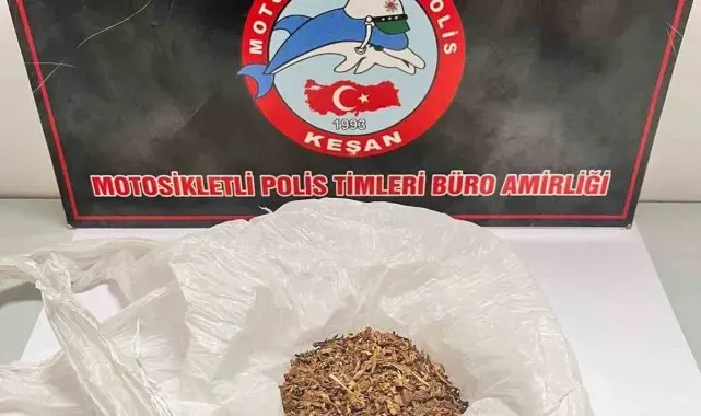 Keşan'da 2 şüphelinin üst aramasında 20,63 gram uyuşturucu ele geçirildi