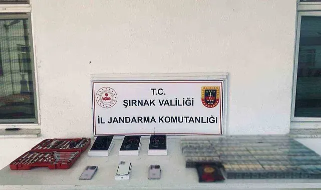 Şırnak'ta kaçakçılık operasyonu: 26 milyon liralık kaçak malzeme ele geçirildi