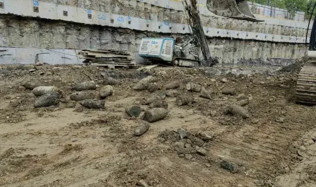 Beyoğlu'nda inşaat alanında askeri mühimmat bulundu