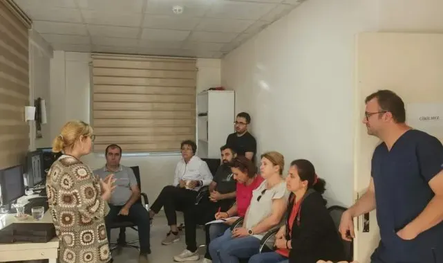 Devlet Hastanesi'nde hizmet içi eğitimler sürüyor