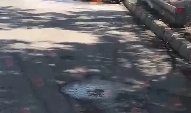 Muş'ta seyir halindeki motosiklet alev aldı