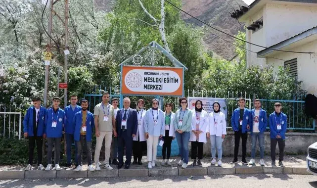 Erzurum'dan Avrupa'ya staj için gidiyorlar
