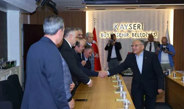 Esnaf dostu Başkan Büyükkılıç, oda başkanlarını ağırladı