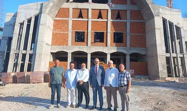 Bandırma'da Üniversite Camii projesi yerinde incelendi