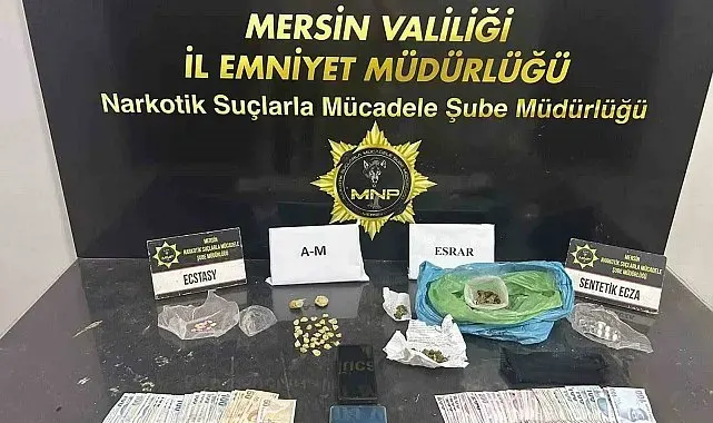Mersin'de uyuşturucu operasyonu: 4 şüpheli tutuklandı