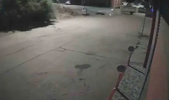 Ankara'da motosiklet sürücüsünün hayatını kaybettiği kazanın görüntüleri ortaya çıktı