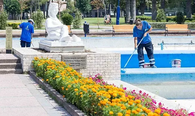95'inci İzmir Enternasyonal Fuarı öncesi Kültürpark'ta hazırlıklar hız kazandı