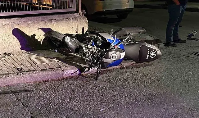 Çorum'da otomobil ile motosiklet çarpıştı: 1 yaralı