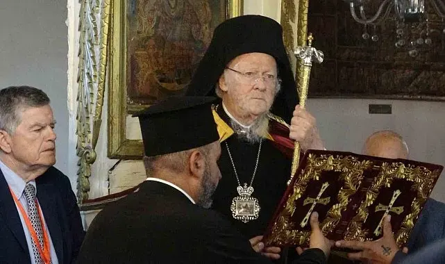 Fener Rum Patriği Bartholomeos, Gökçeada'da ayin yönetti