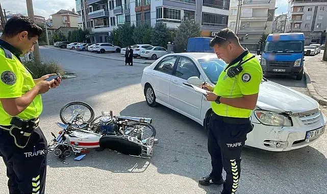 Karaman'da motosiklet kazası: 1 yaralı