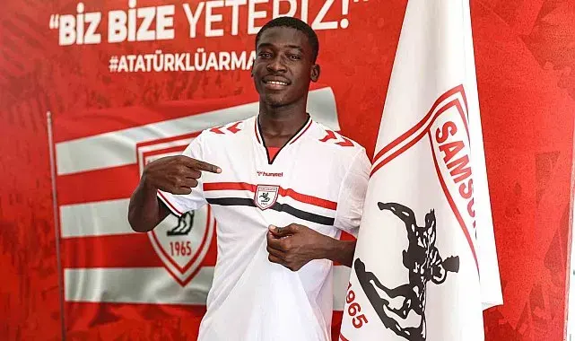 Samsunspor, 18'lik Çadlı futbolcu Daniel ile 5 yıllık sözleşme imzaladı