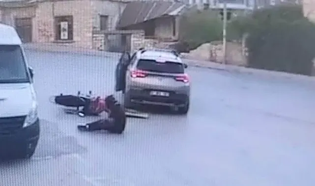 Mersin'de otomobil ile motosiklet çarpıştı: 1 yaralı